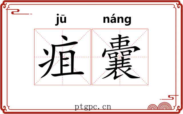 疽囊