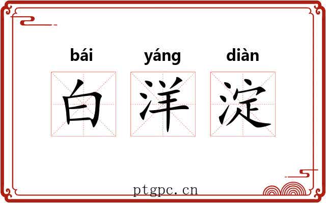 白洋淀