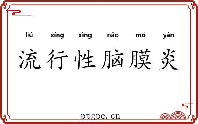 流行性脑膜炎