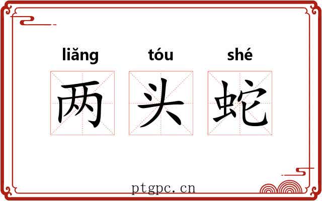 两头蛇 两头蛇