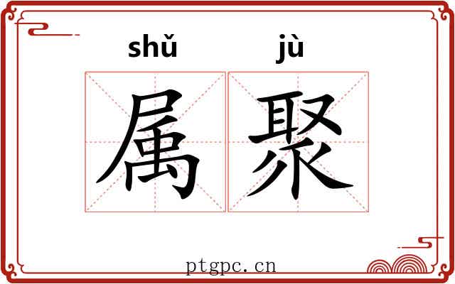 属聚