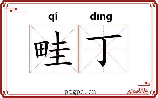 畦丁