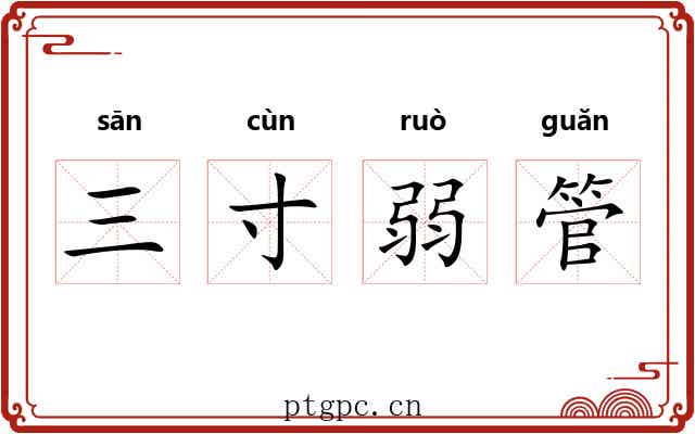 三寸弱管