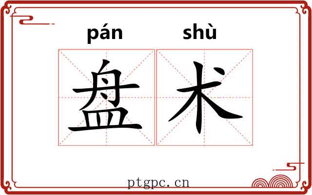 盘术 盘术