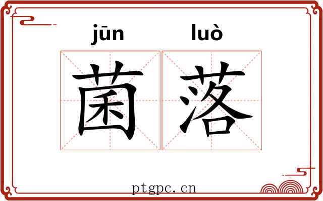 菌落