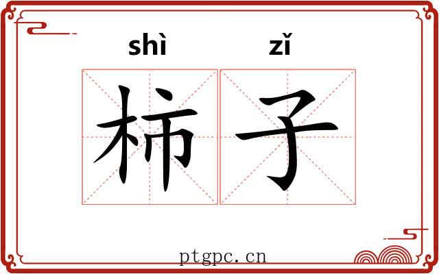 柿子 柿子