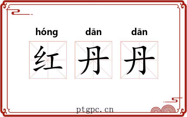红丹丹 红丹丹