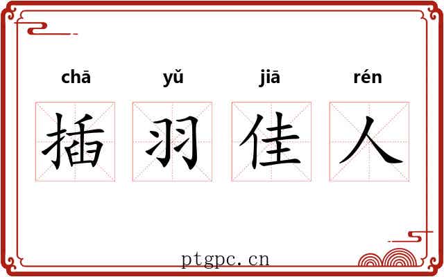 插羽佳人 插羽佳人