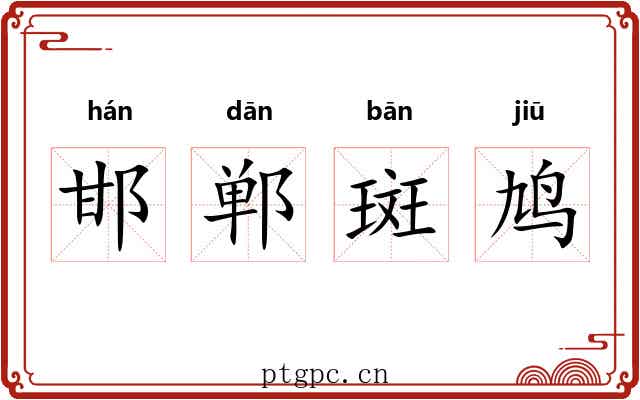 邯郸斑鸠