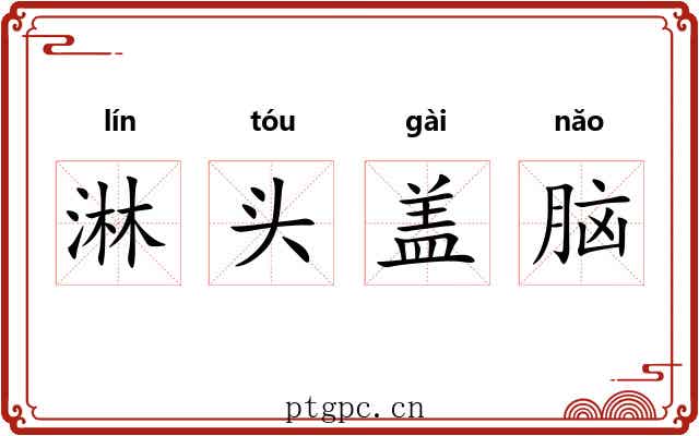 淋头盖脑