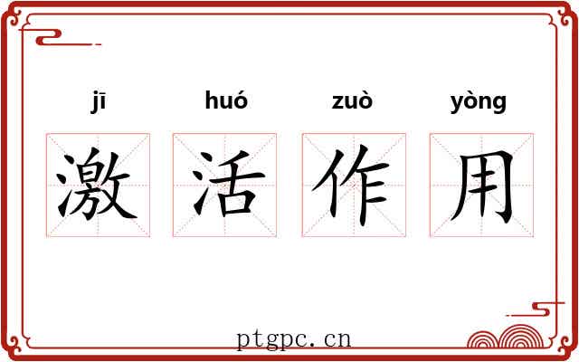 激活作用 激活作用