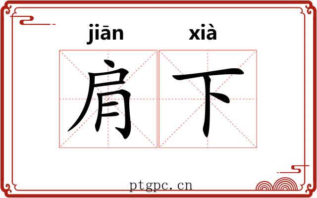 肩下