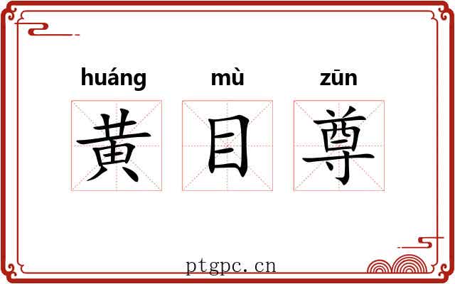 黄目尊 黄目尊