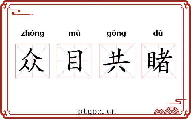 众目共睹