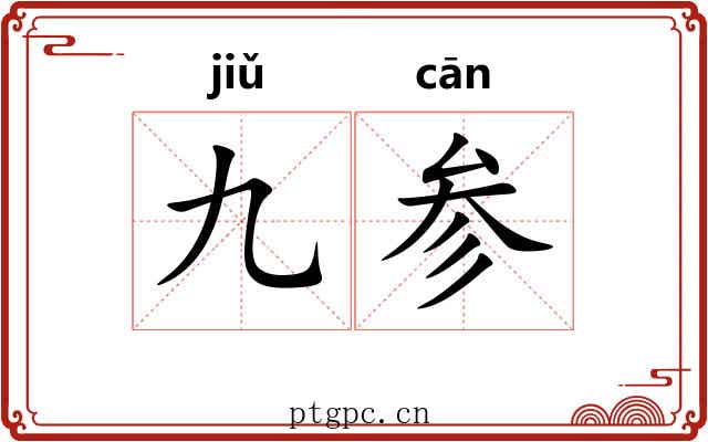 九参 九参