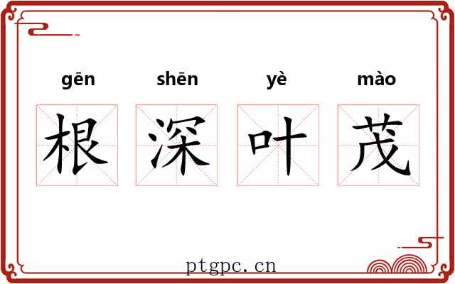 根深叶茂 根深叶茂