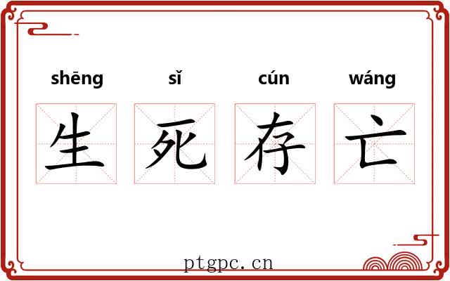 生死存亡 生死存亡