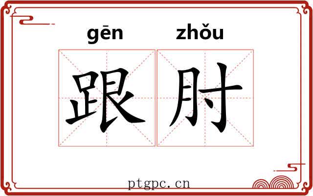跟肘