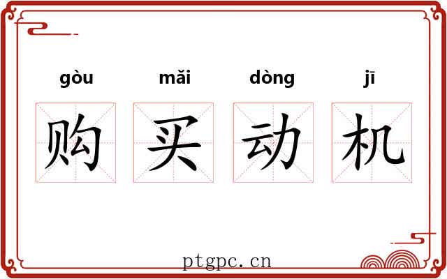 购买动机