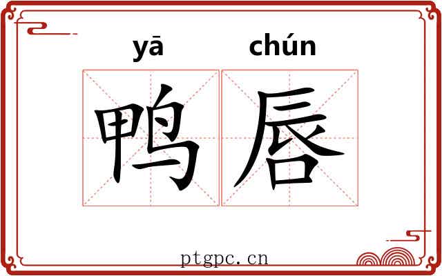 鸭唇