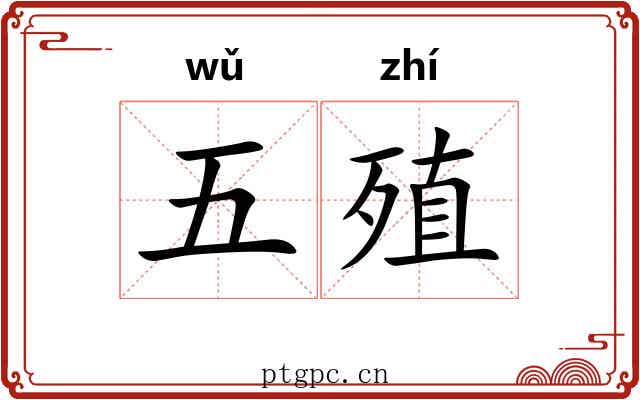 五殖