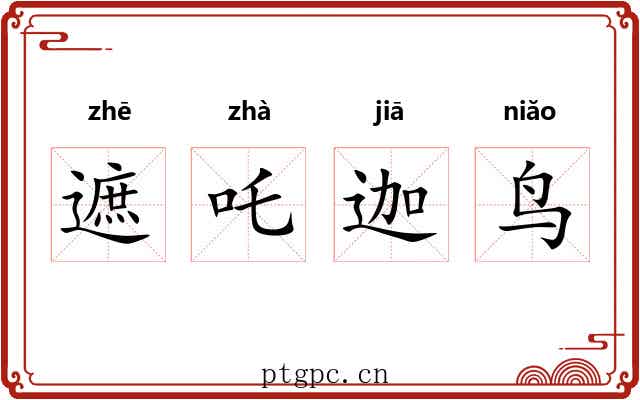 遮吒迦鸟