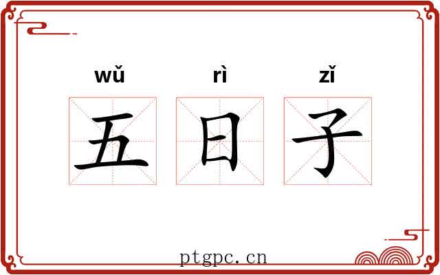 五日子