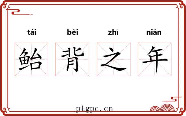 鲐背之年