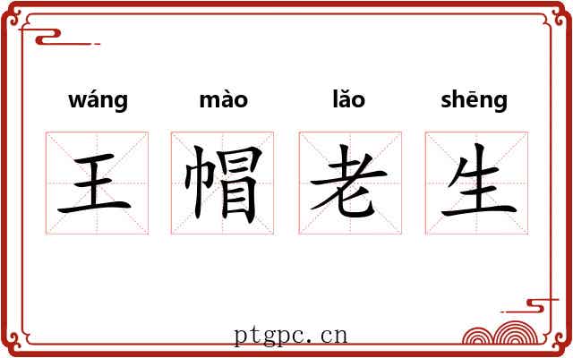 王帽老生