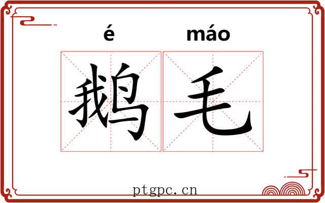鹅毛 鹅毛