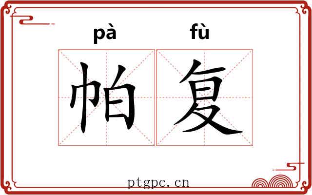 帕复