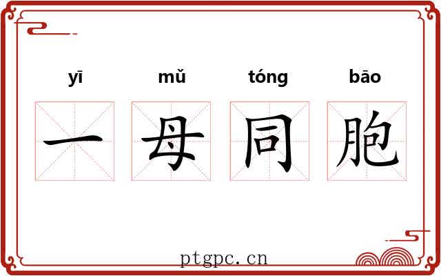 一母同胞