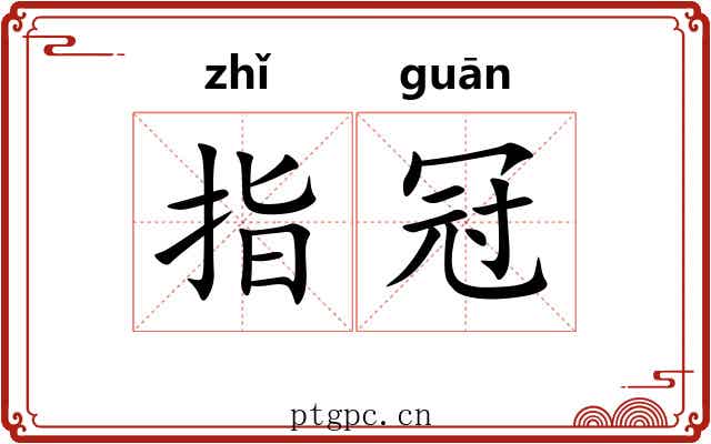 指冠 指冠