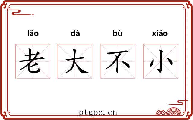 老大不小 老大不小