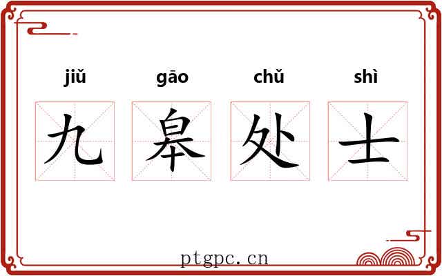 九皋处士