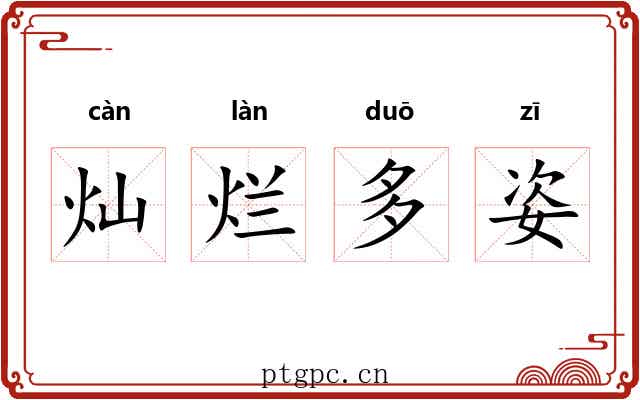 灿烂多姿 灿烂多姿