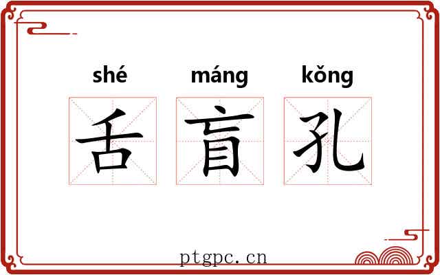 舌盲孔 舌盲孔