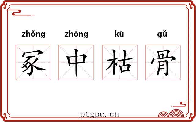 冢中枯骨