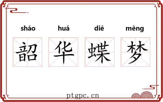 韶华蝶梦