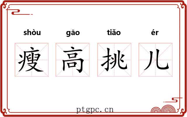 瘦高挑儿