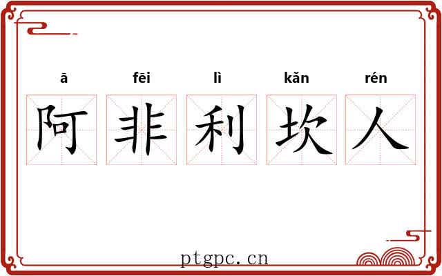 阿非利坎人