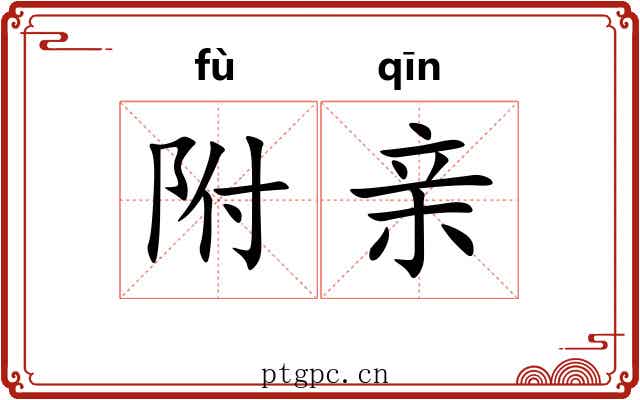 附亲