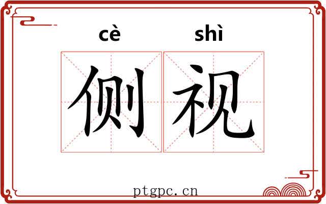 侧视