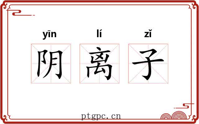 阴离子 阴离子