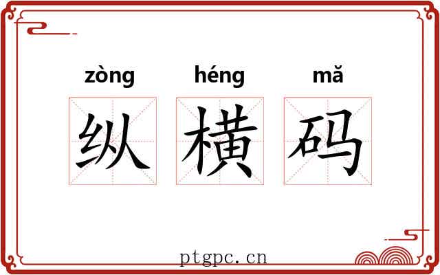 纵横码