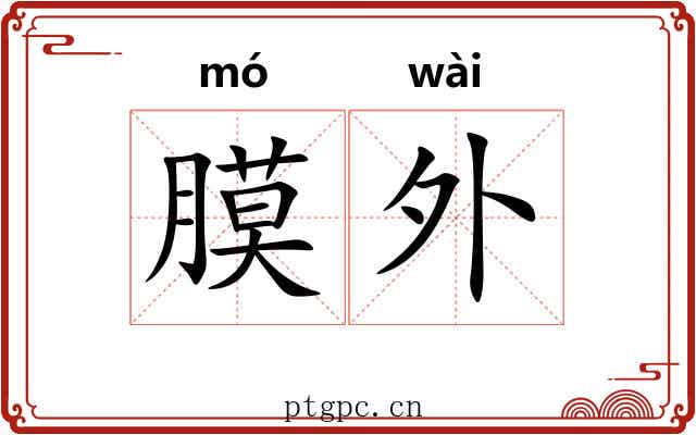 膜外