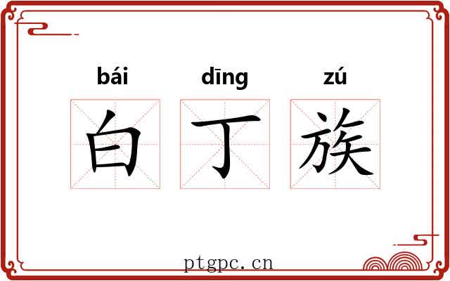 白丁族 白丁族