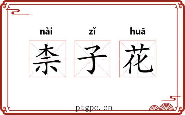 柰子花