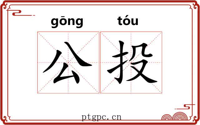 公投 公投
