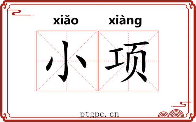 小项